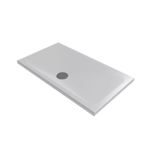 Piatto doccia 80x140 h.4 in ceramica bianco opaco Rapid di Ceramica Azzurra