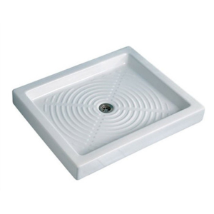 Piatto doccia 65x80 h.10 in ceramica bianco lucido Thebe di Ceramica Azzurra