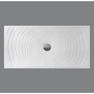 Piatto doccia 70x140 h.5,5 in ceramica bianco lucido Water Drop di Ceramica Flaminia
