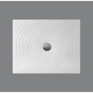 Piatto doccia 80x100 h.5,5 in ceramica bianco lucido Water Drop di Ceramica Flaminia