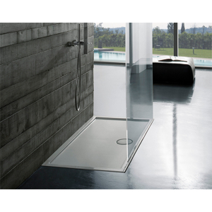 Piatto doccia 70x120 h.6 in ceramica bianco lucido Docciabella di Ceramica Globo