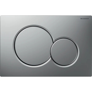Placca di comando Sigma 01 cromo satinata di Geberit