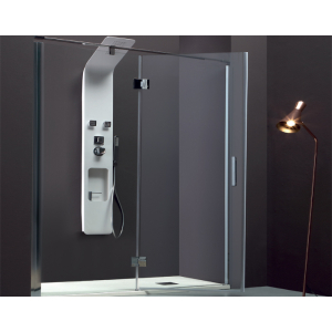 Porta doccia battente per nicchia anticalcare TPB72N cm 130 di Tamanaco