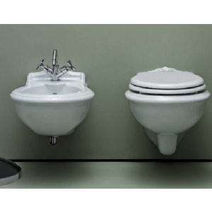 Sanitari Jubileum sospesi cm.55 con sedile softclose di Ceramica Azzurra