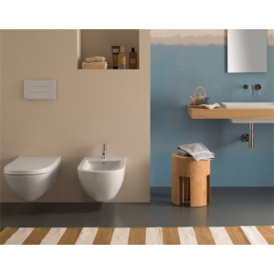Sanitari Stockholm sospesi cm. 51x37 con sedile softclose di Ceramica Globo