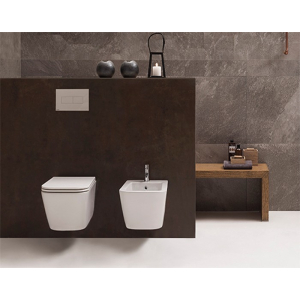 Bidet sospeso Mini Stone 45x36 di Ceramica Globo