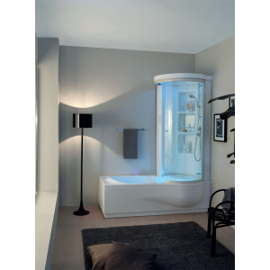 Vasca Star combinata con box idromassaggio plus cm. 70x170 installazione a destra di Tamanaco