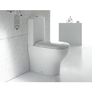 Vaso monoblocco Genesis cm 61x37 di Ceramica Globo