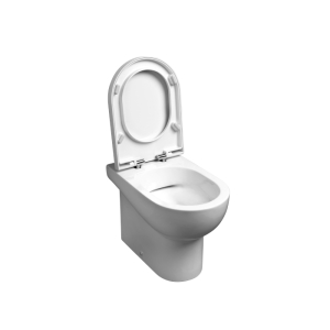 Water Nuvola filomuro cm. 55x35 scarico traslato senza brida bianco lucido di Ceramica Azzurra