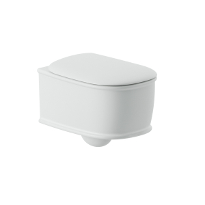 Water Atelier sospeso senza brida (rimless) cm. 52x37 bianco lucido di Art Ceram