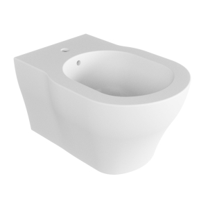 Bidet XL sospeso cm 61x43 bianco lucido con fissaggio incluso di Ceramica Azzurra