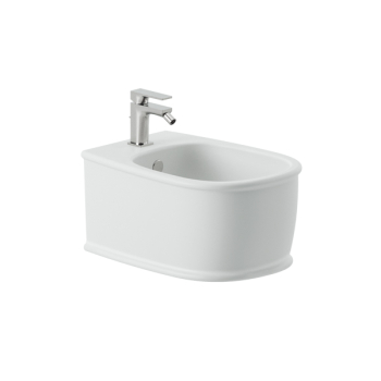 Bidet Atelier sospeso cm. 52x37 bianco lucido con fissaggi inclusi di Art Ceram