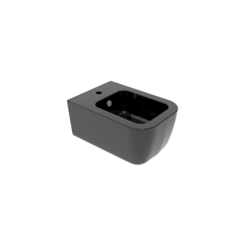 Bidet Brio sospeso nero lucido di Ceramica GSG