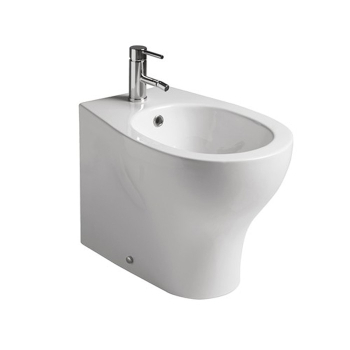 Bidet Eden filomuro cm. 53x36 bianco lucido di Ceramica Galassia