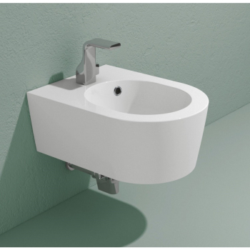 Bidet Link Mini sospeso salvaspazio cm. 48,5x36 bianco lucido di Ceramica Flaminia