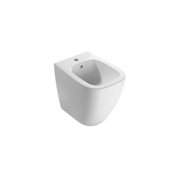 Bidet Genesis filomuro scarico traslato cm. 50x36 bianco di Ceramica Globo