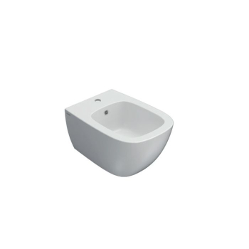 Bidet Genesis sospeso cm. 50x36 bianco con fissaggio incluso di Ceramica Globo