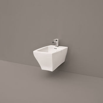 Bidet Jazz sospeso cm. 54x36 bianco lucido con fissaggio incluso di Art Ceram