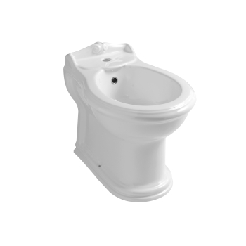 Bidet Jubileum filomuro cm. 59x40 monoforo bianco lucido di Ceramica Azzurra