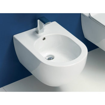 Bidet App Mini sospeso salvaspazio cm. 48,5x36 bianco lucido di Ceramica Flaminia