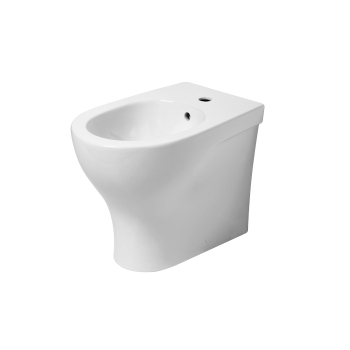Bidet Pratica filomuro bianco lucido con fissaggio incluso di Ceramica Azzurra