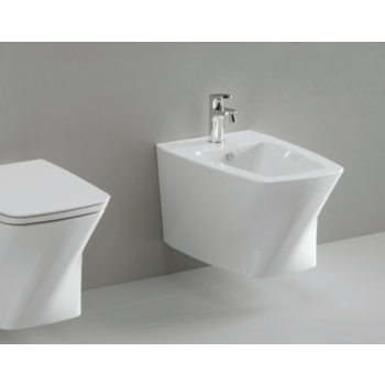 Bidet Hera sospeso bianco lucido di Ceramica Azzurra