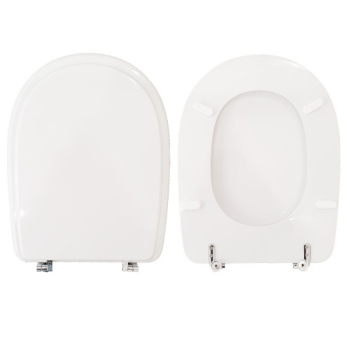 Copriwater Falerii Adria compatibile in poliestere bianco