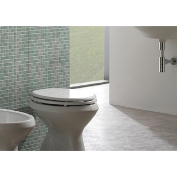 Copriwater Arianna vecchio modello originale chiusura tradizionale in poliestere di Ceramica Globo