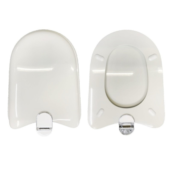 Copriwater Hatria Day-Time compatibile in poliestere bianco