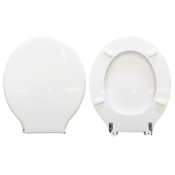 Copriwater Pozzi Ginori Montebianco compatibile in poliestere bianco