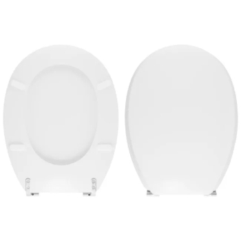 Copriwater Pozzi Ginori Piemontesina compatibile in poliestere bianco