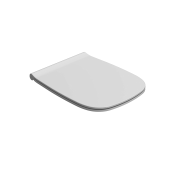 Copriwater Globo Genesis originale in duroplast sottile a sgancio rapido bianco