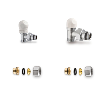 Raccordo a stringere 1/2 per tubo Rame da 12 per Termoarredi e Radiatori d'arredo