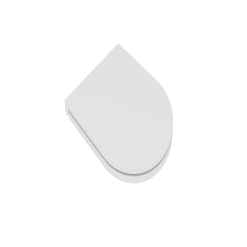 Copriwater GSG Like originale in termoindurente soft close sottile a sgancio rapido bianco opaco