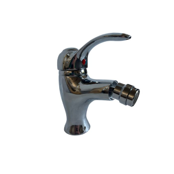 Miscelatore bidet Prestige senza scarico in ottone cromo con flessibili