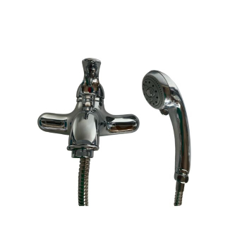 Miscelatore vasca/doccia Prestige in ottone cromo con doccetta e flessibile