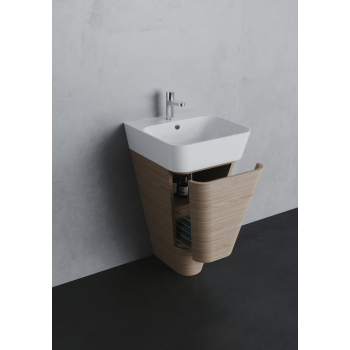 Mobile a terra con lavabo Build cm. 59x47 di Ceramica Azzurra