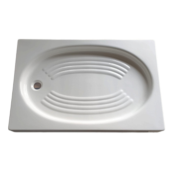 Piatto doccia 80x120 h.11 in ceramica bianco lucido bianco di Ceramica GSI