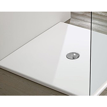 Piatto doccia 70x120 h.3 in acrilico bianco lucido di Tamanaco