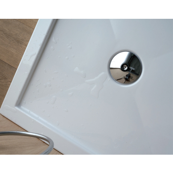 Piatto doccia 80x140 h.5 in acrilico avorio velvet di Tamanaco