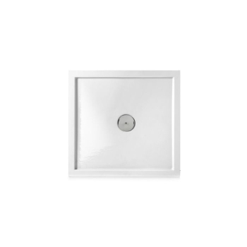 Piatto doccia 80x80 h.5 in acrilico bianco opaco di Tamanaco