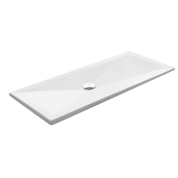 Piatto doccia 70x120 h.3 in acrilico bianco lucido di Tamanaco