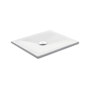 Piatto doccia 80x80 h.3 in acrilico bianco lucido di Tamanaco