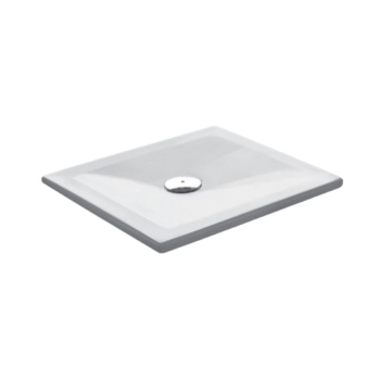 Piatto doccia 90x90 h.3 in acrilico bianco opaco velvet di Tamanaco