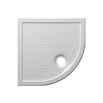 Piatto doccia 90x90 h.6,5 angolare in ceramica bianco lucido Docciaviva di Ceramica Globo