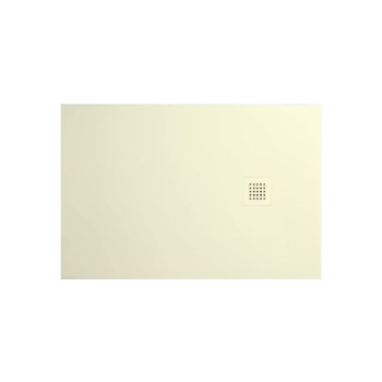 Piatto doccia 80x140 h.3 in ceramica avorio opaco Ceramic.30 di Tamanaco