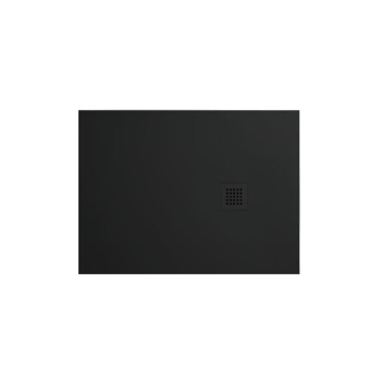 Piatto doccia 70x100 h.3 in ceramica nero opaco Ceramic.30 di Tamanaco