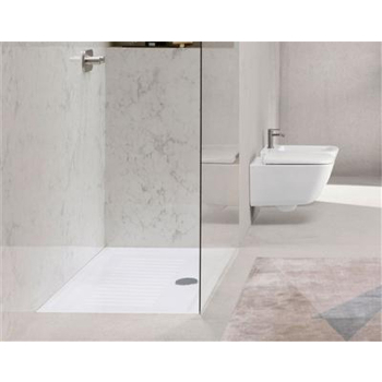 Piatto doccia 72x90 h.6 in ceramica bianco lucido bianco di Ceramica GSI