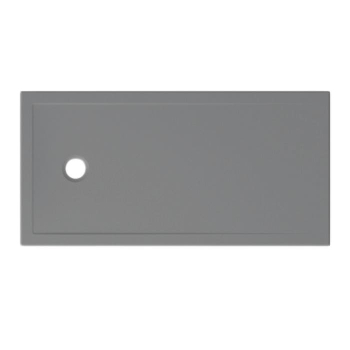 Piatto doccia 70X140 h.3 in ceramica grigio opaco Docciatre Plus di Ceramica Globo