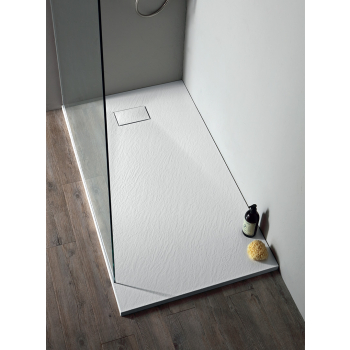 Piatto doccia 90x120 in smc poliestere bianco bianco di Tamanaco